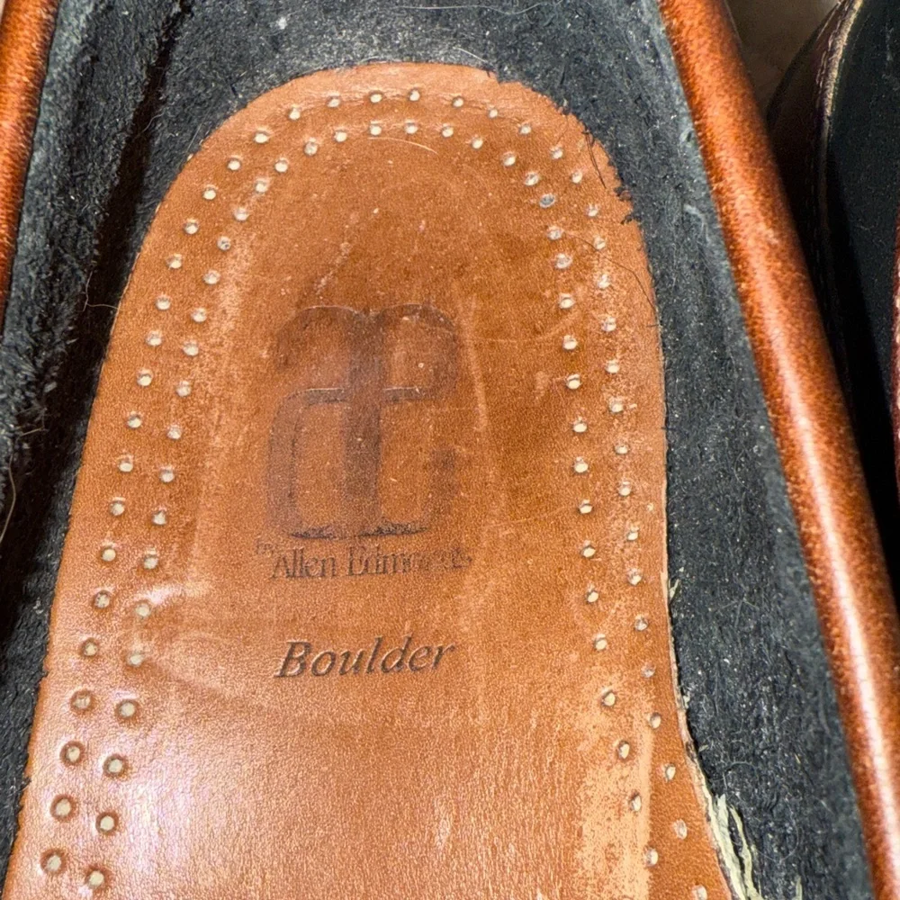 Allen Edmonds Men’s Boulder leather Slip-On Loafer, sz 11.5, sturdy rubber soles